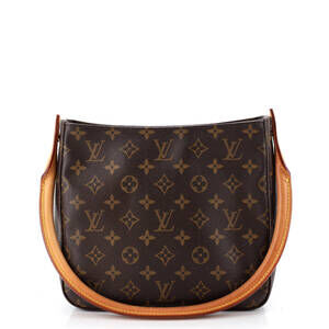 Louis Vuitton Looping Handbag Canvas Mm #247665L93B